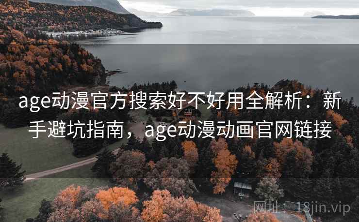 age动漫官方搜索好不好用全解析：新手避坑指南，age动漫动画官网链接