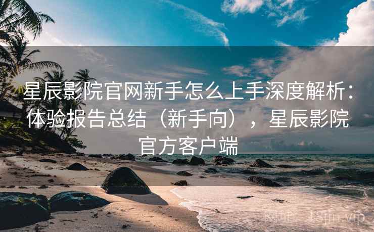 星辰影院官网新手怎么上手深度解析：体验报告总结（新手向），星辰影院官方客户端