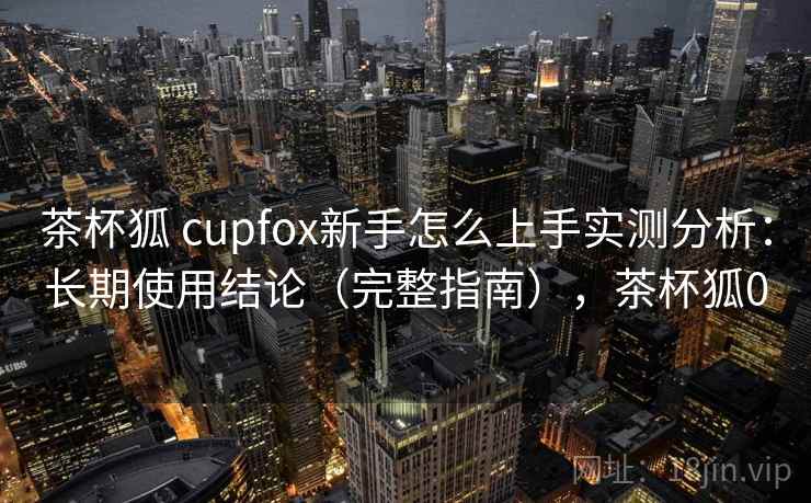 茶杯狐 cupfox新手怎么上手实测分析：长期使用结论（完整指南），茶杯狐0