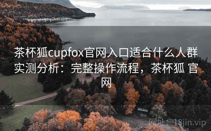 茶杯狐cupfox官网入口适合什么人群实测分析：完整操作流程，茶杯狐 官网