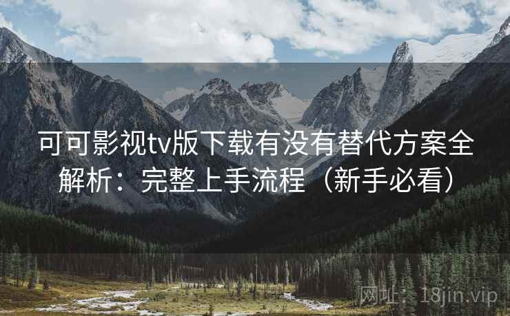 可可影视tv版下载有没有替代方案全解析：完整上手流程（新手必看）
